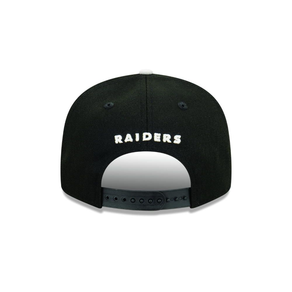 Las Vegas Raiders New Era Script 9FIFTY Snapback Hat - Black