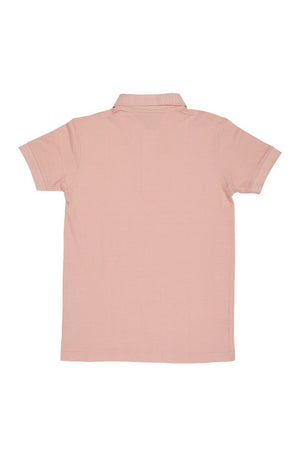 
                  
                    Budak Baek Logo Short Sleeve Polo Unisex Tee - Pink
                  
                
