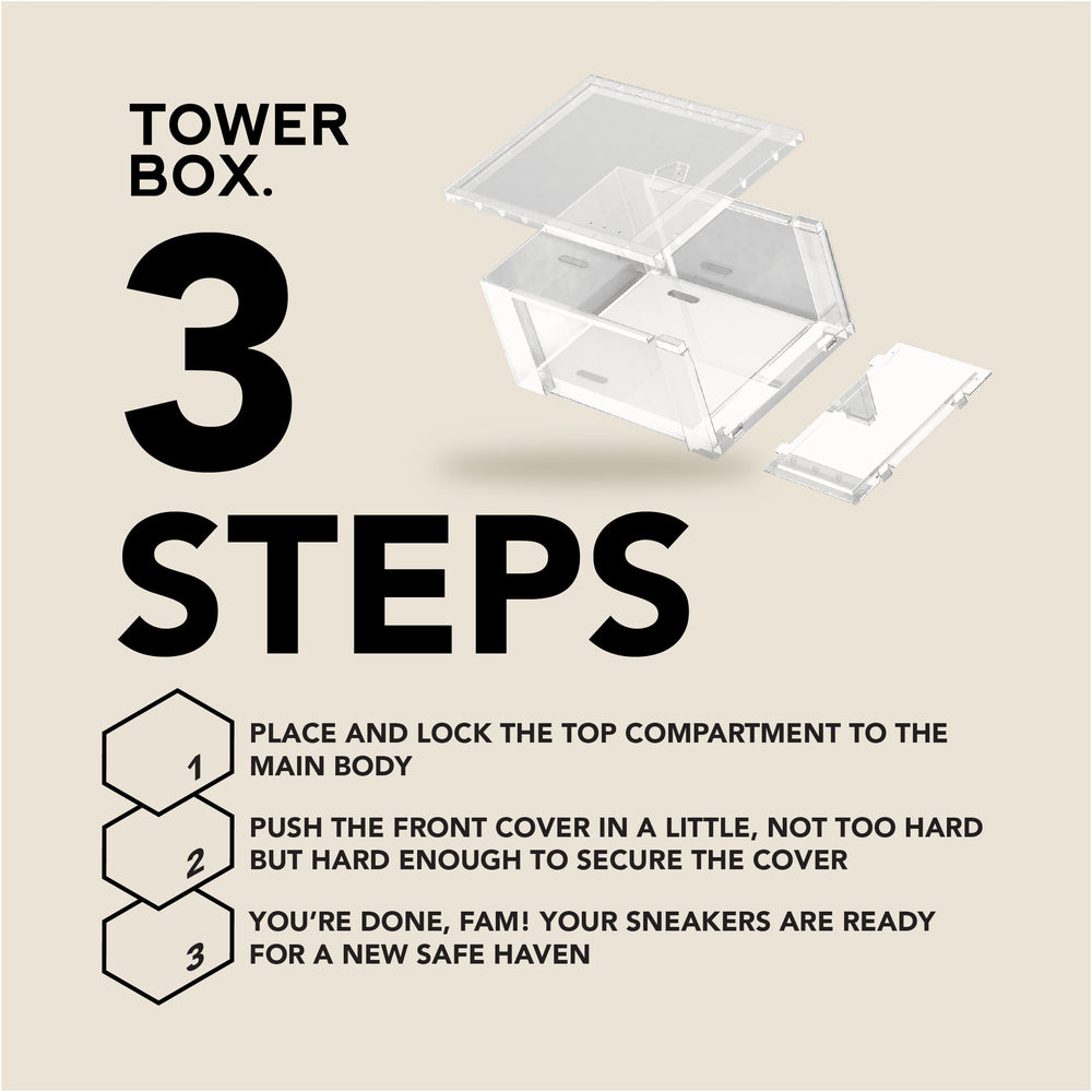 
                  
                    Tower Box Black | 2 Boxes
                  
                