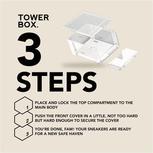 
                  
                    Tower Box Black | 6 Boxes
                  
                