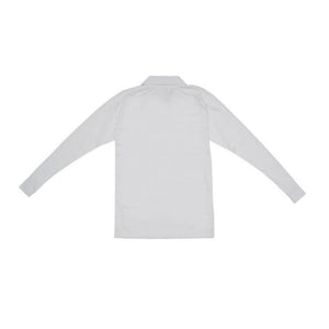 
                  
                    Budak Baek Logo Long Sleeve Polo Unisex Tee - White
                  
                