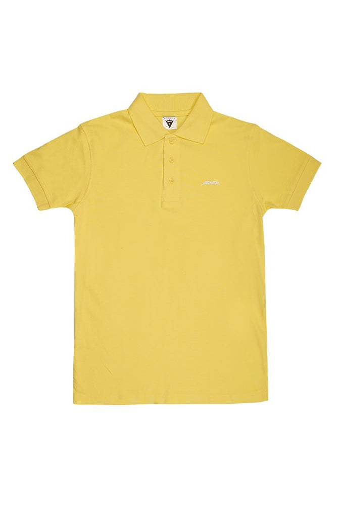 Budak Baek Logo Short Sleeve Polo Unisex Tee -Yellow