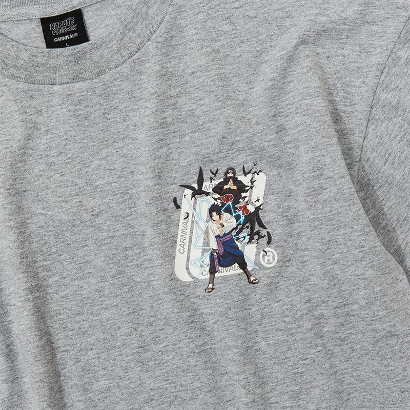 
                  
                    Carnival x Naruto - Itachi & Sasuke T-Shirt (Grey) Apparel Carnival 
                  
                